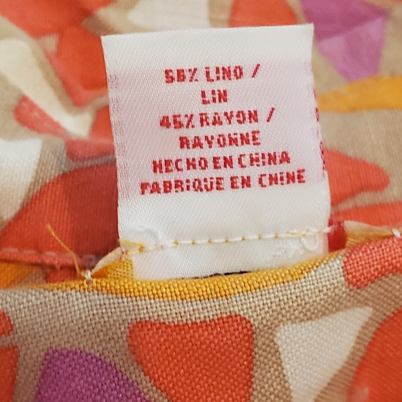 Ruby Road Lightweight Jacket Size 16W Orange/Pink/Purple/White W/Embellishments - Picture 7 of 7